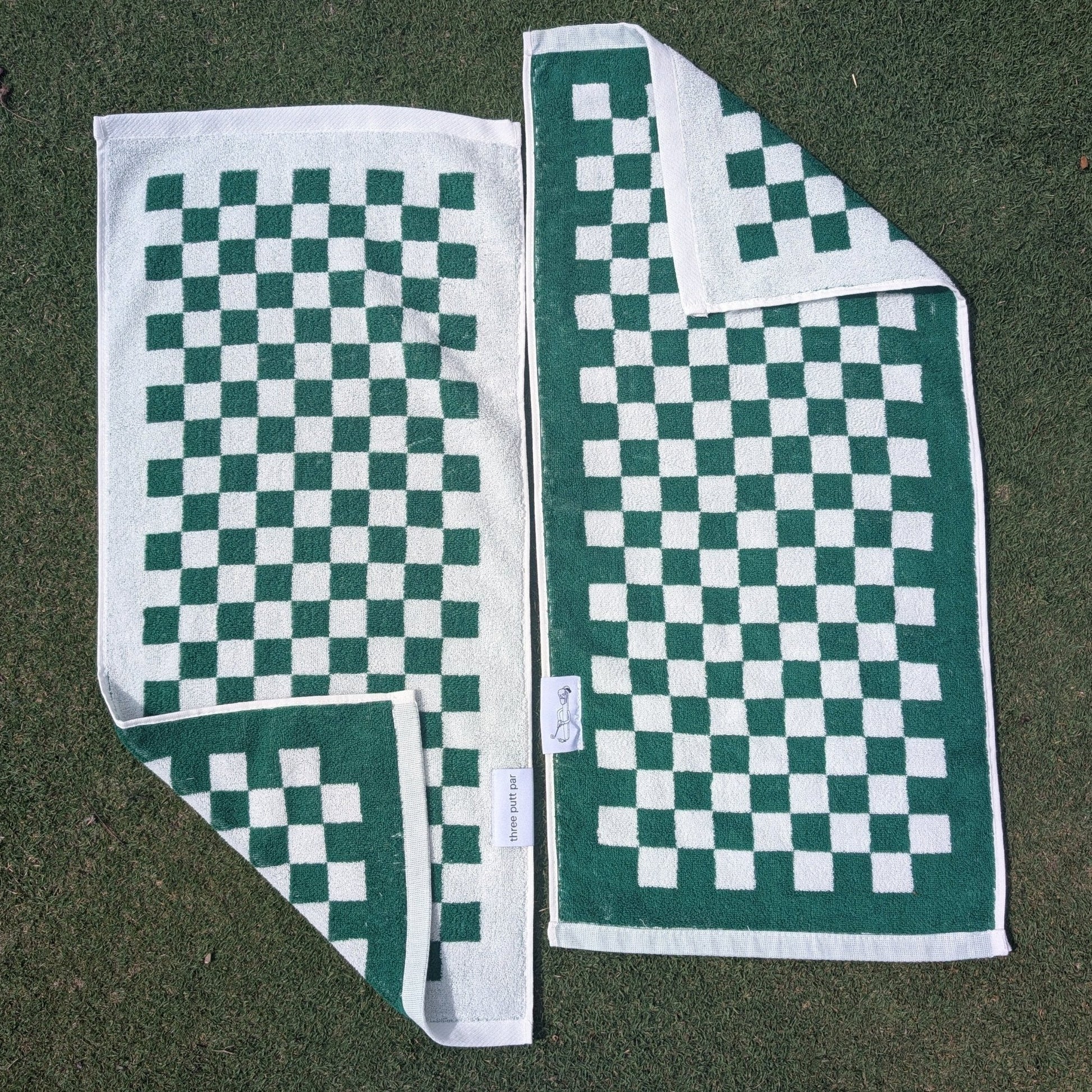 Three Putt Par | Classic Checkered Golf Towel