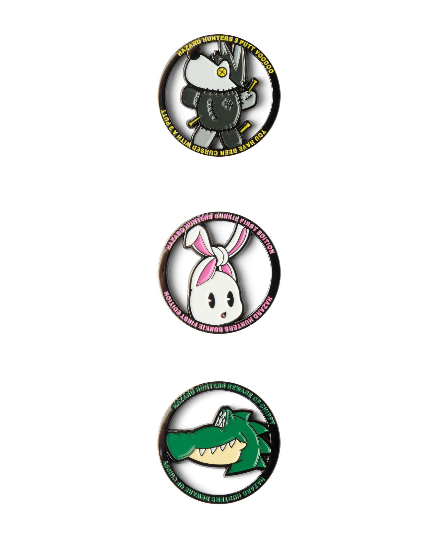 Hazard Hunters Trio Ball Markers