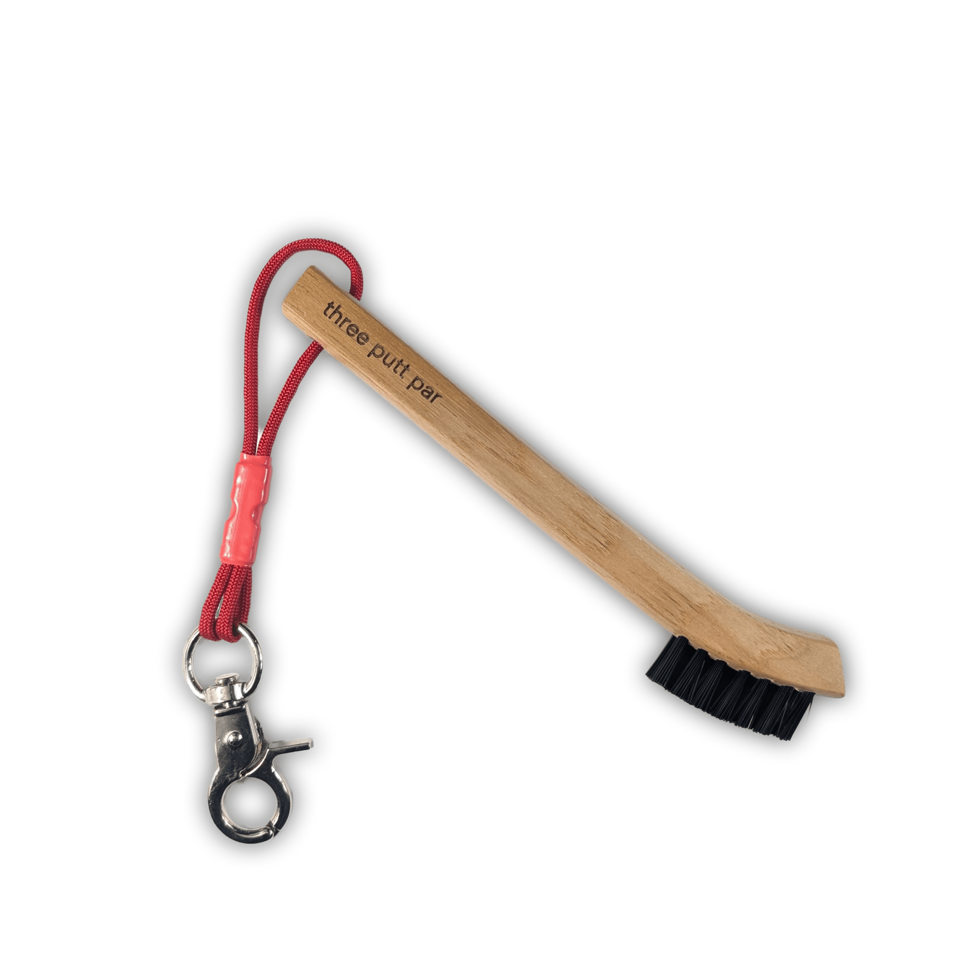 Three Putt Par | Hickory Golf Brush - Red Stake