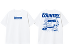 White Manly Country Club Oversize Tee