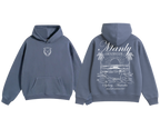 Blue stone Manly Country Club Hoodie