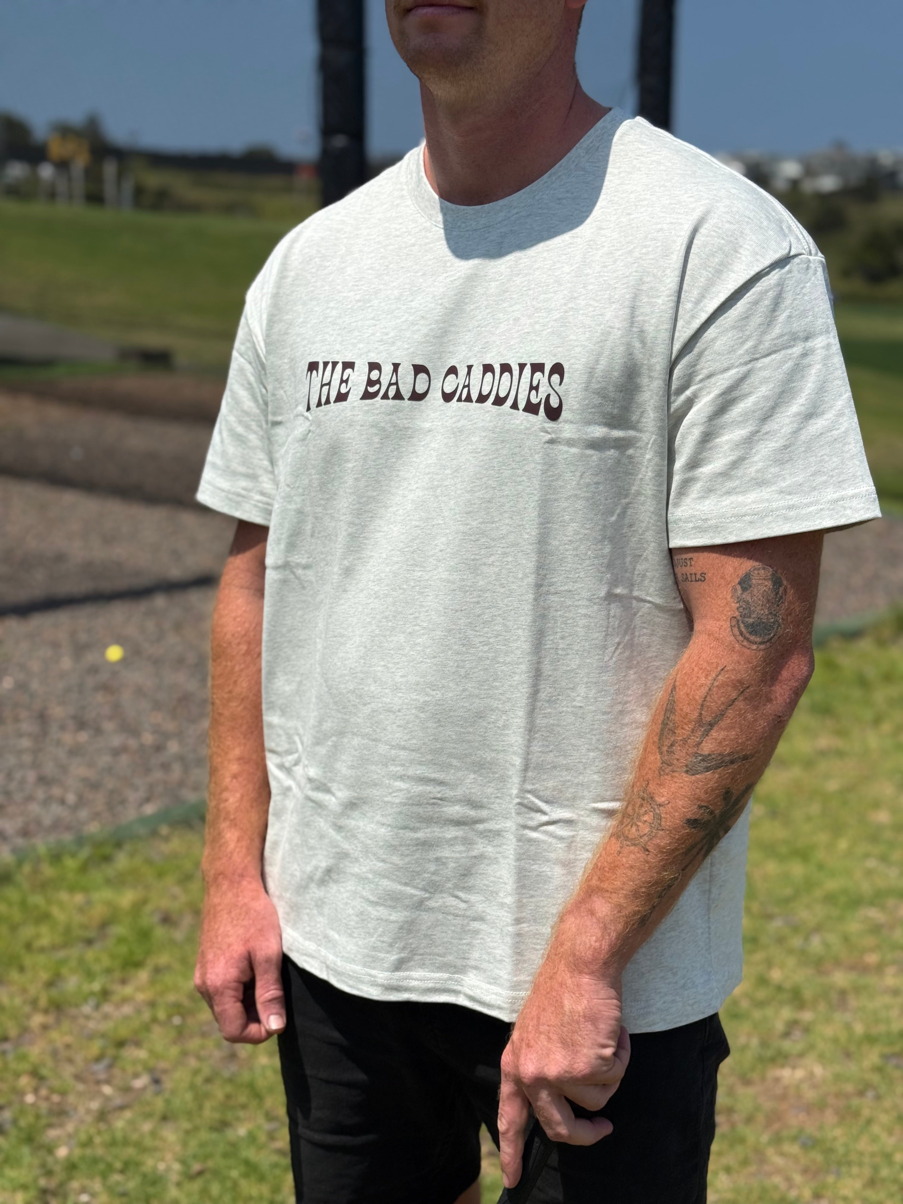 The Caddie T-Shirt | Grey Marle | Heavyweight