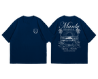 Navy Manly Country Club Oversize Tee