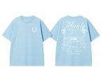 Light Blue Manly Country Club Oversize Tee