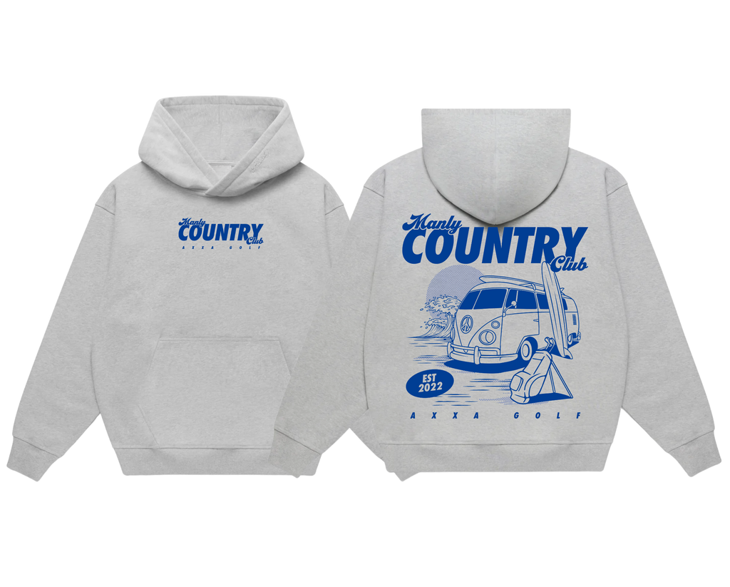 Grey Manly Country Club Hoodie