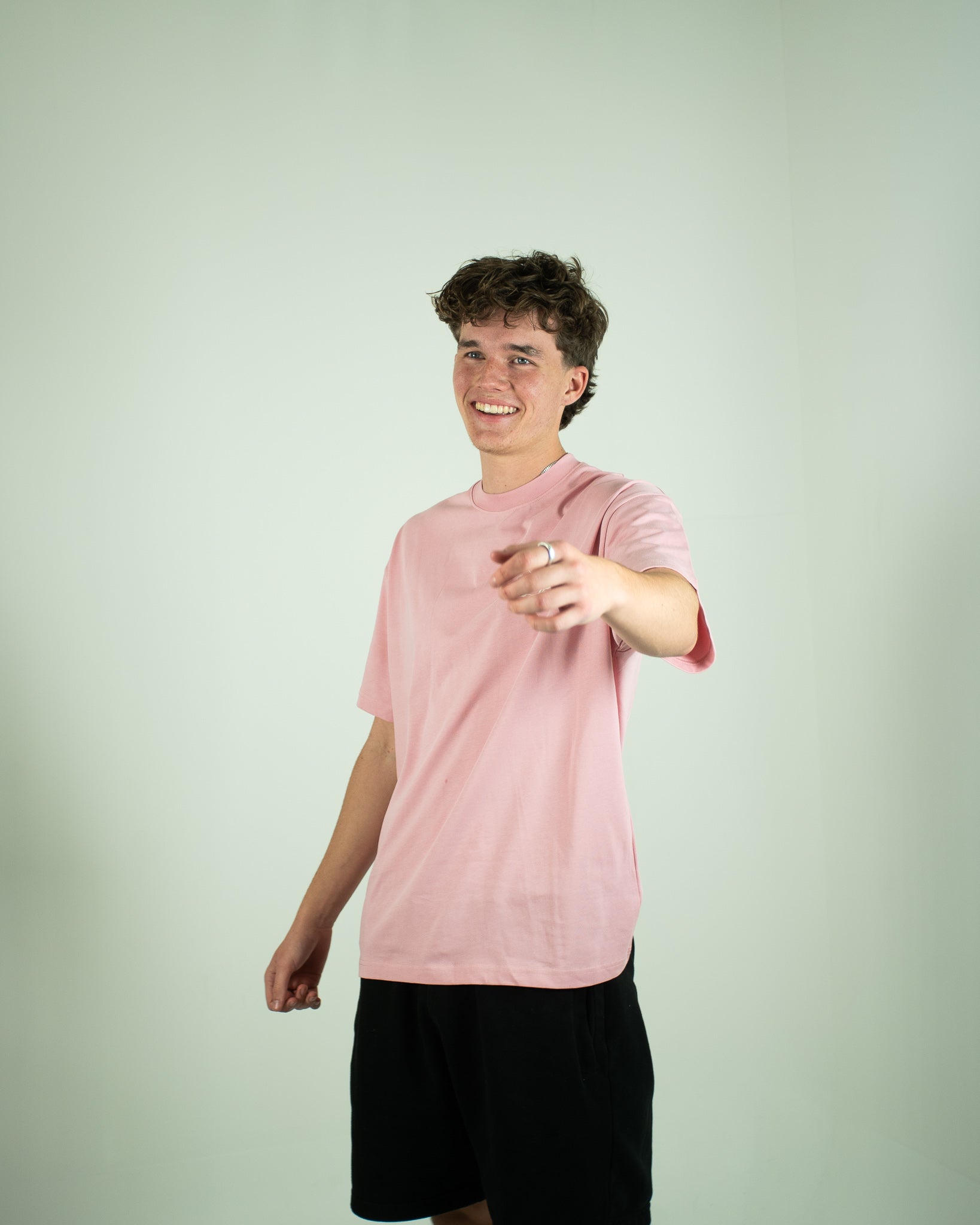 Salmon Pink Manly Country Club Oversize Tee