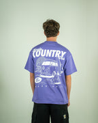 Lavender Manly Country Club Oversize Tee