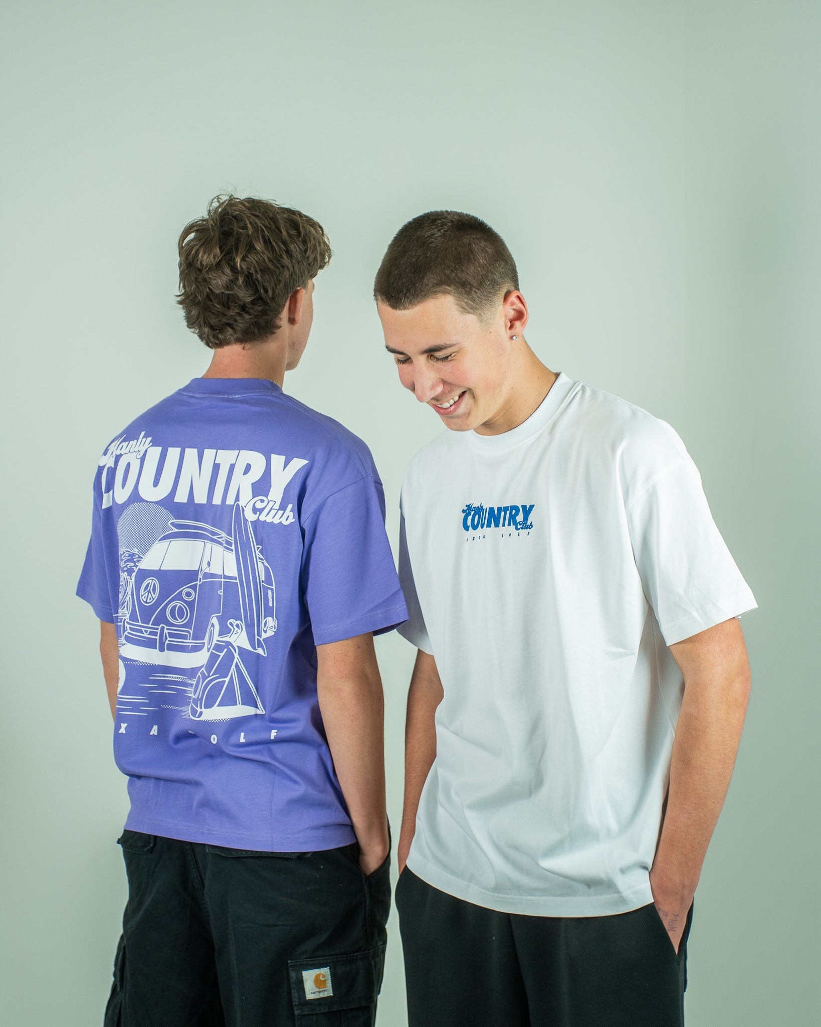 White Manly Country Club Oversize Tee