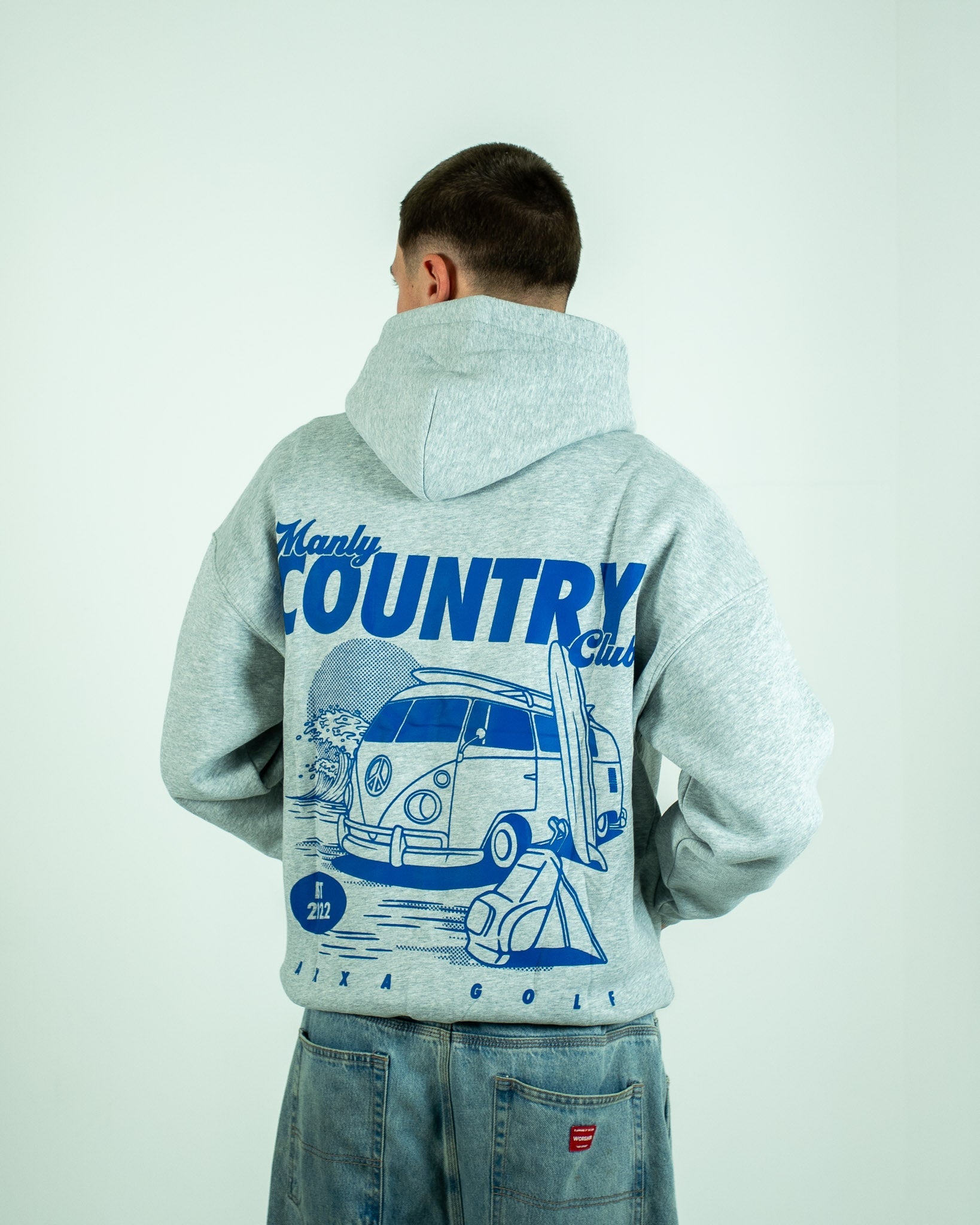 Grey Manly Country Club Hoodie