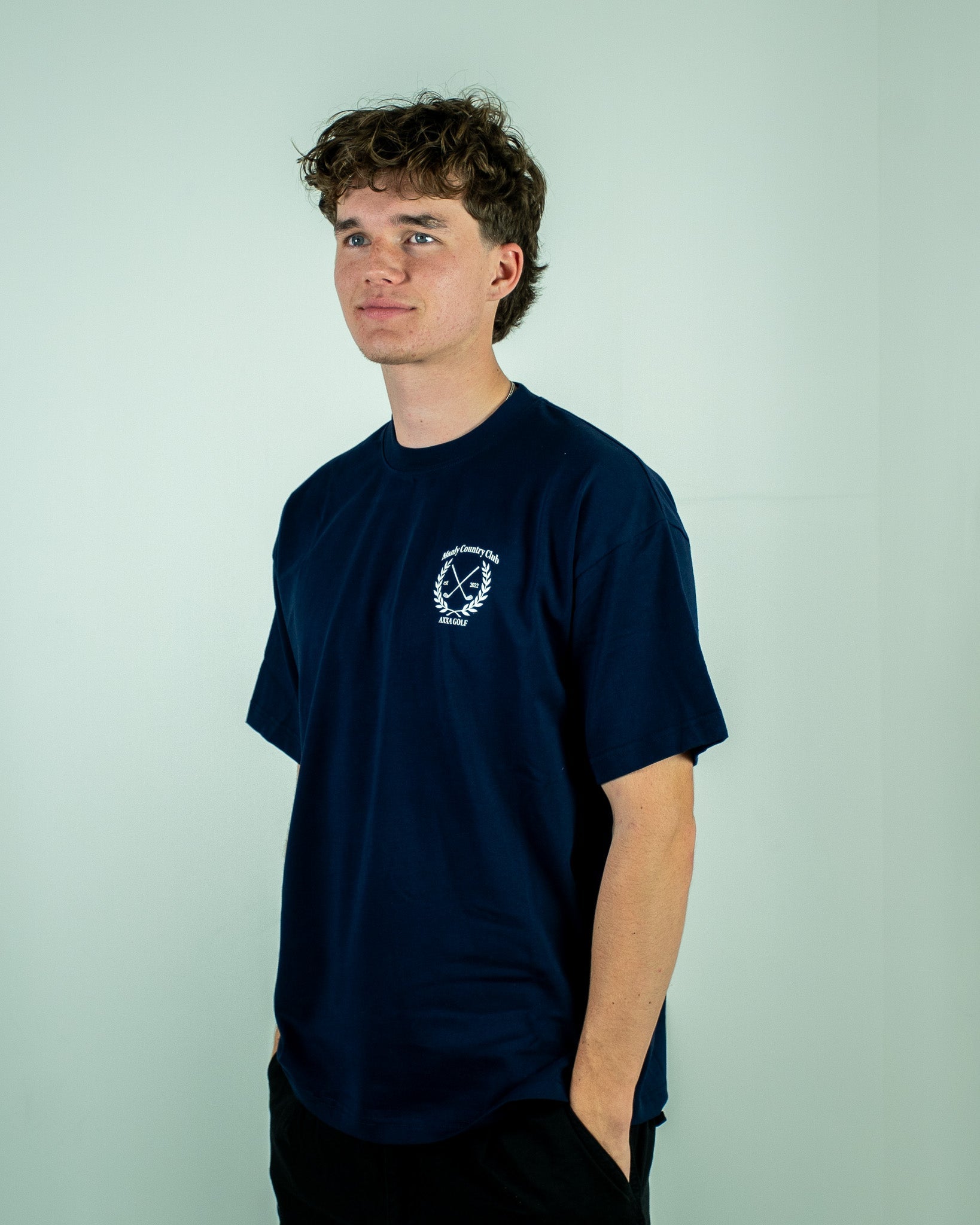 Navy Manly Country Club Oversize Tee