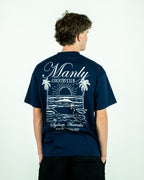Navy Manly Country Club Oversize Tee