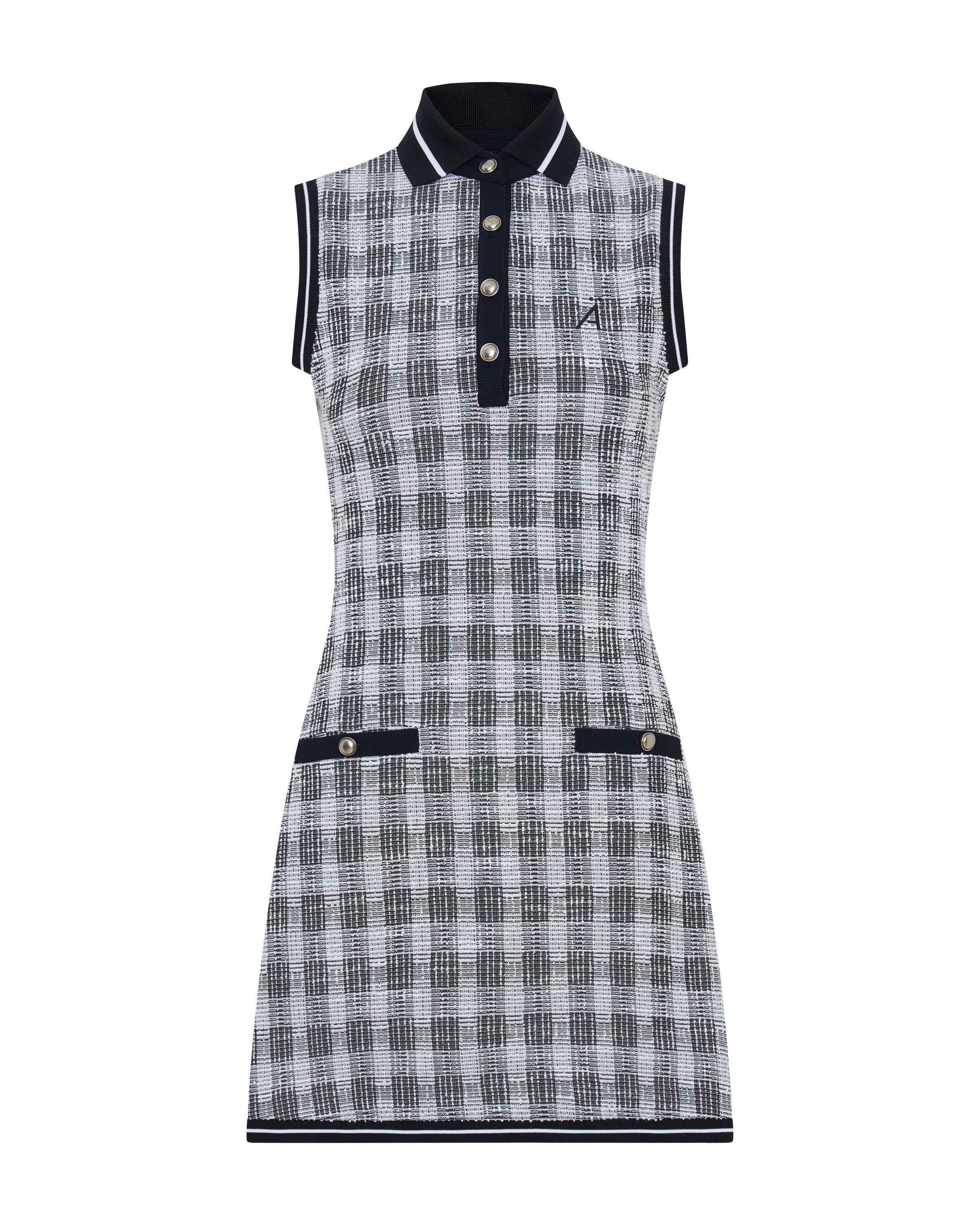 Audrey Dress - Black Check