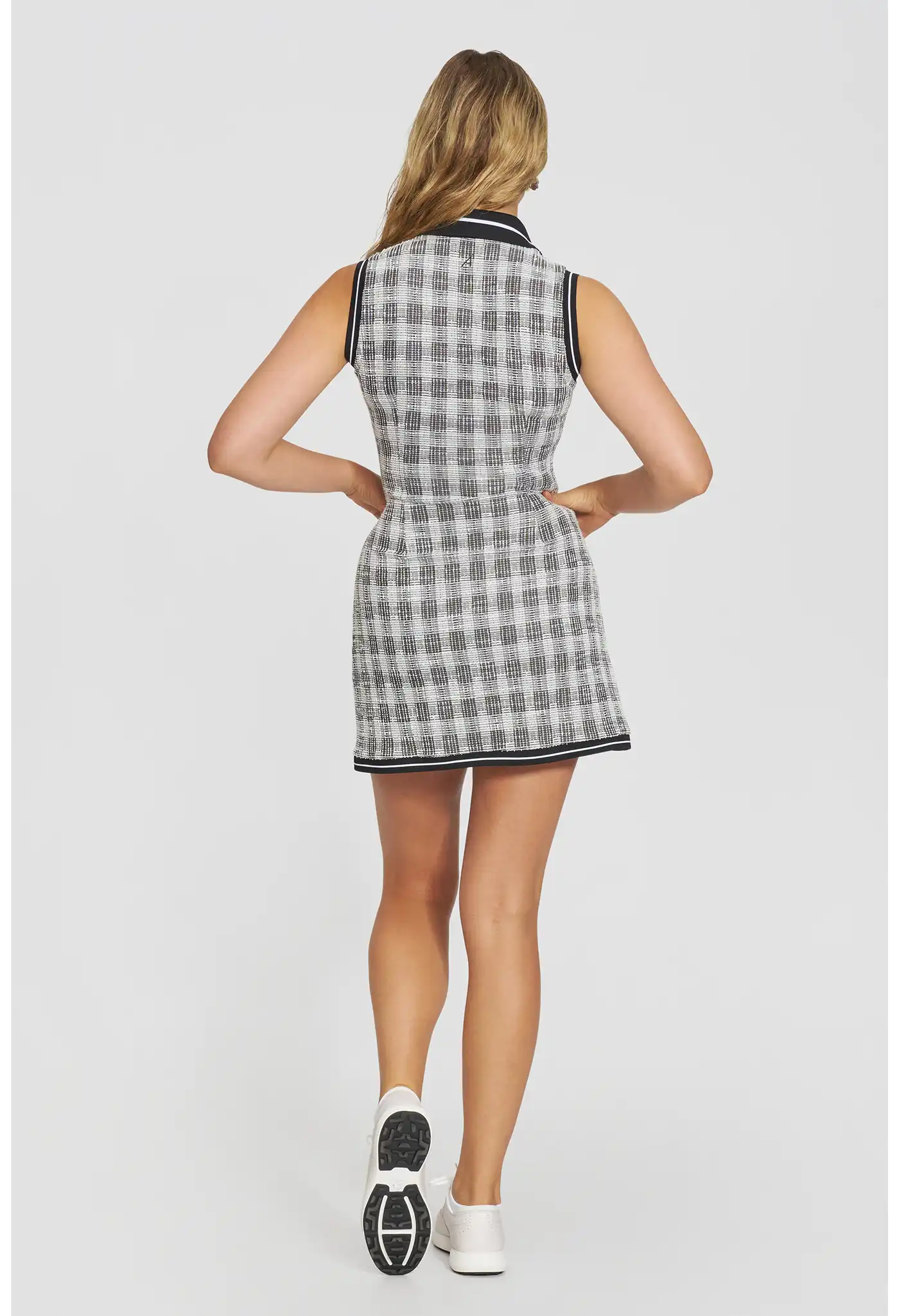 Audrey Dress - Black Check