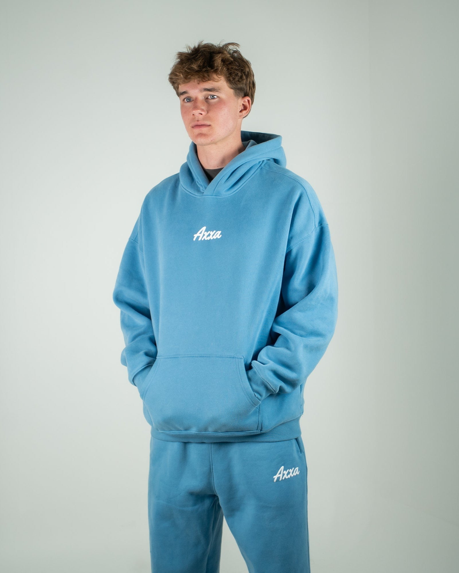 Light Blue Staple Trackies