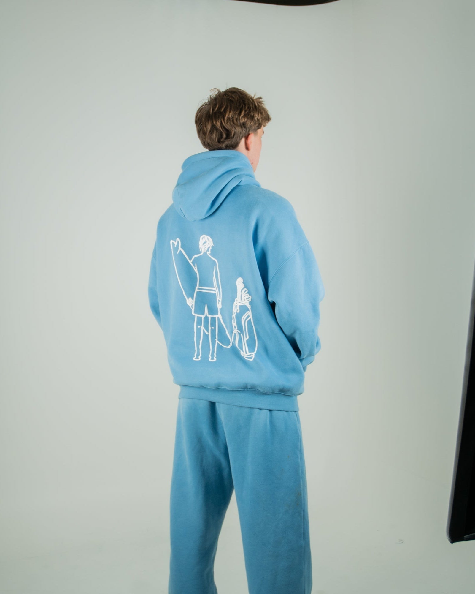 Light Blue Staple Trackies