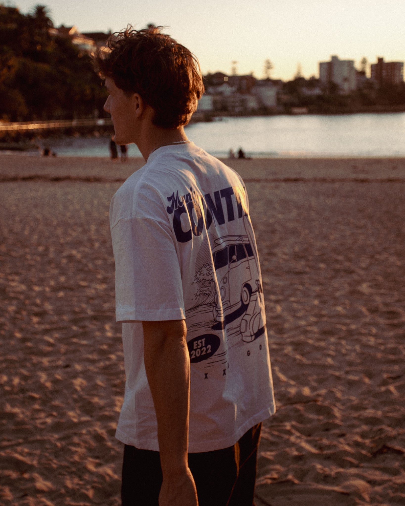 White Manly Country Club Oversize Tee