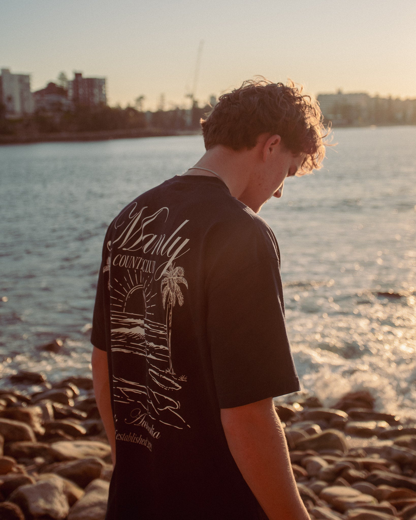 Navy Manly Country Club Oversize Tee