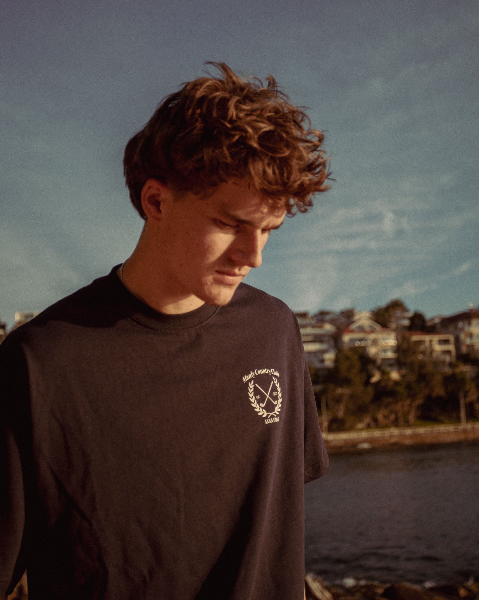 Navy Manly Country Club Oversize Tee