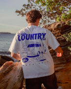 White Manly Country Club Oversize Tee