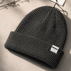 Waffle knit Beanie - Storm