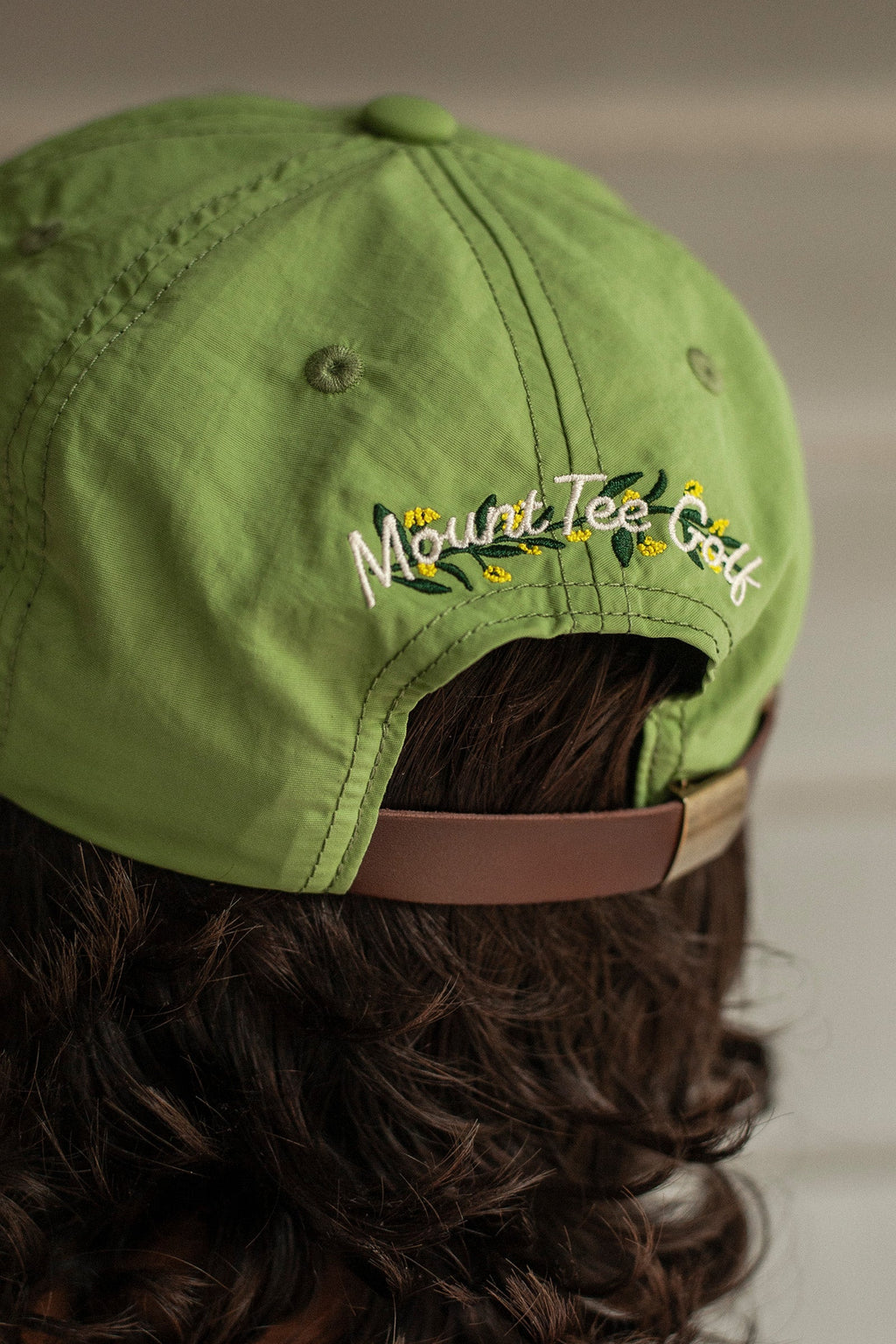 Nylon 5 Panel cap - Evergreen