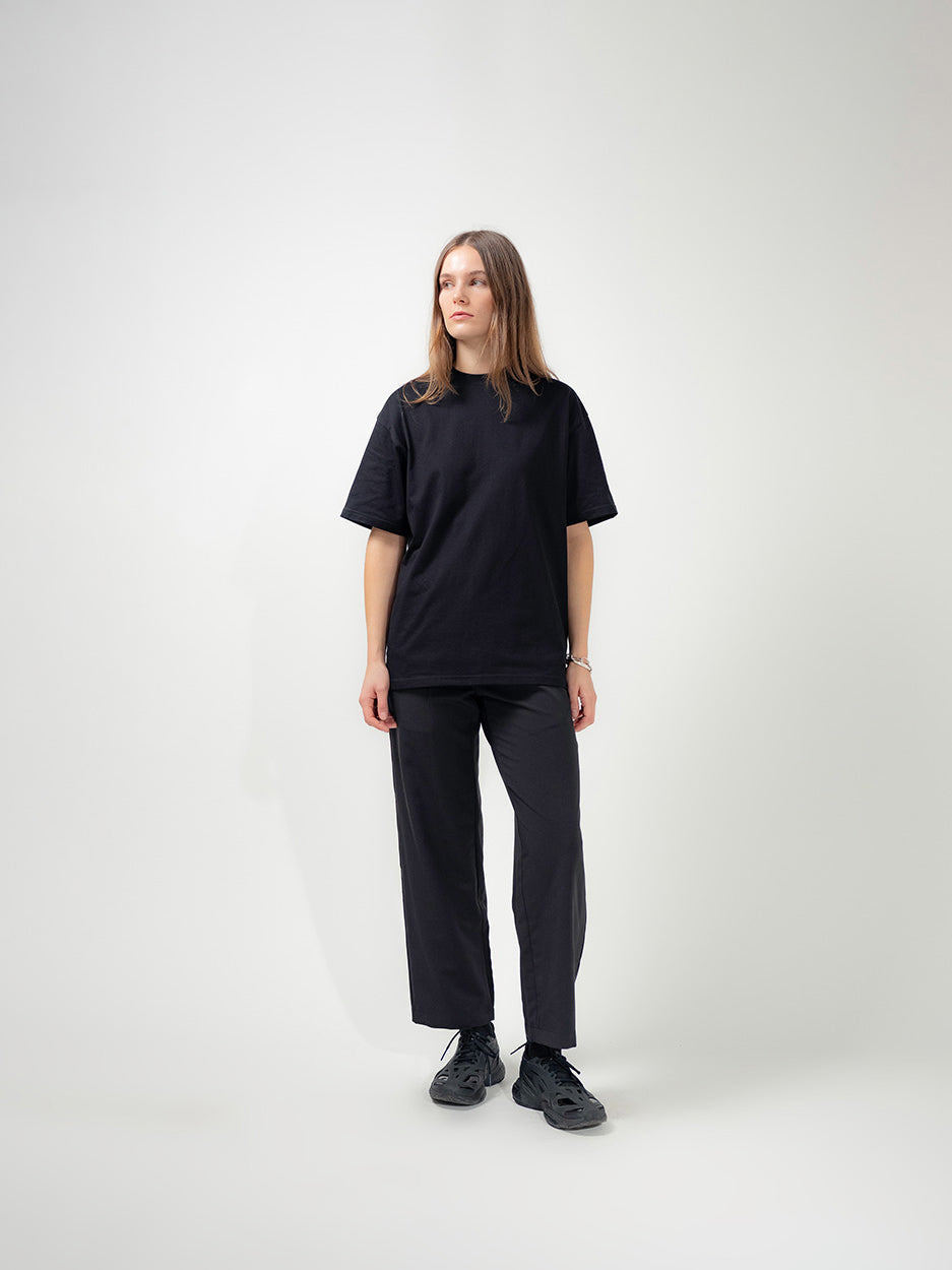 PLEATED PANTS | BLACK