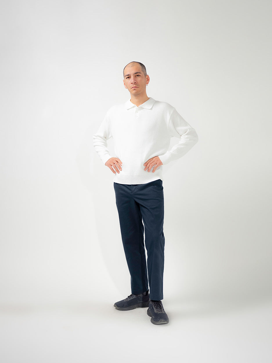 Found Golf | Long Sleeve Knitted Polo