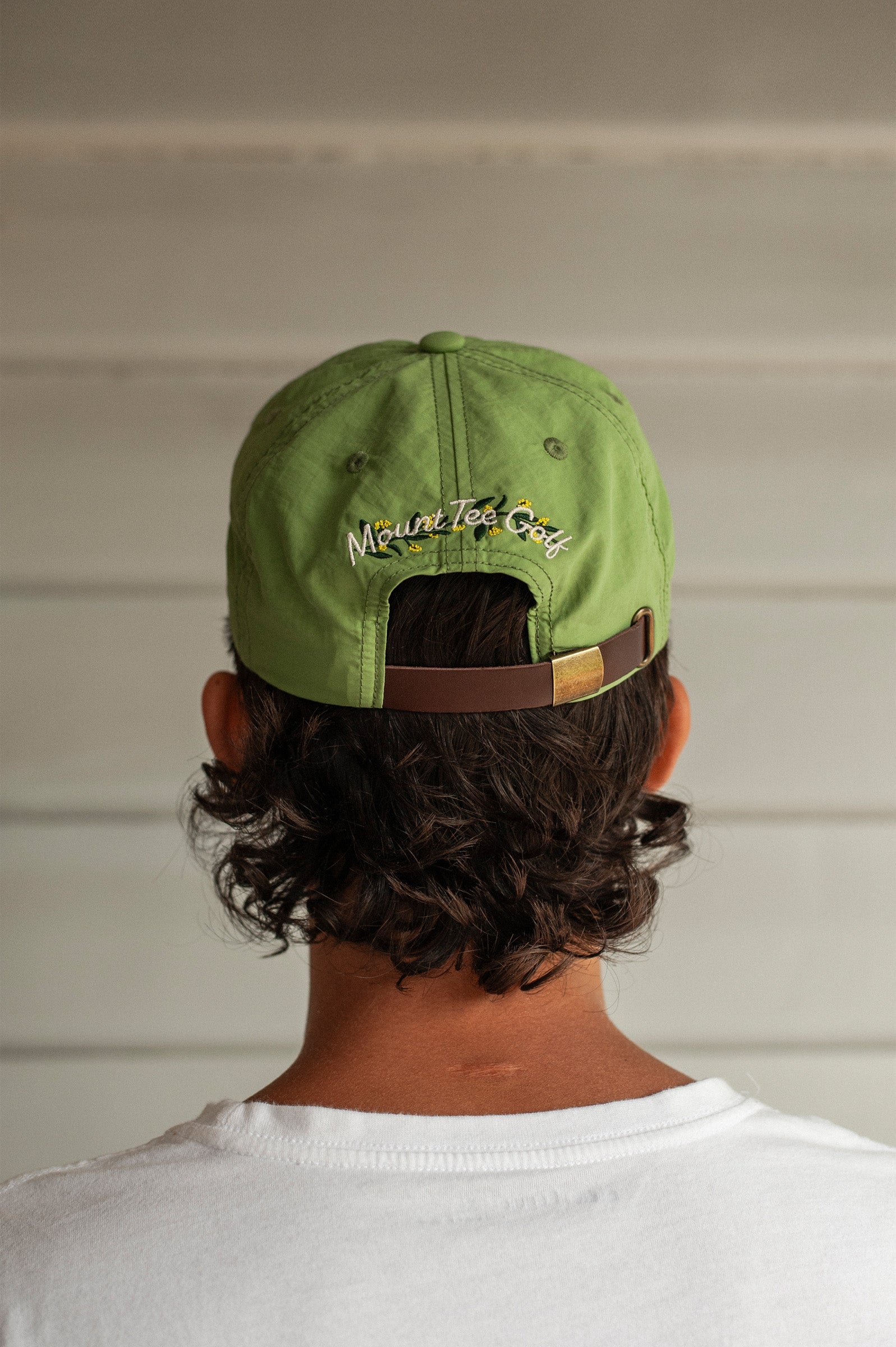 Nylon 5 Panel cap - Evergreen