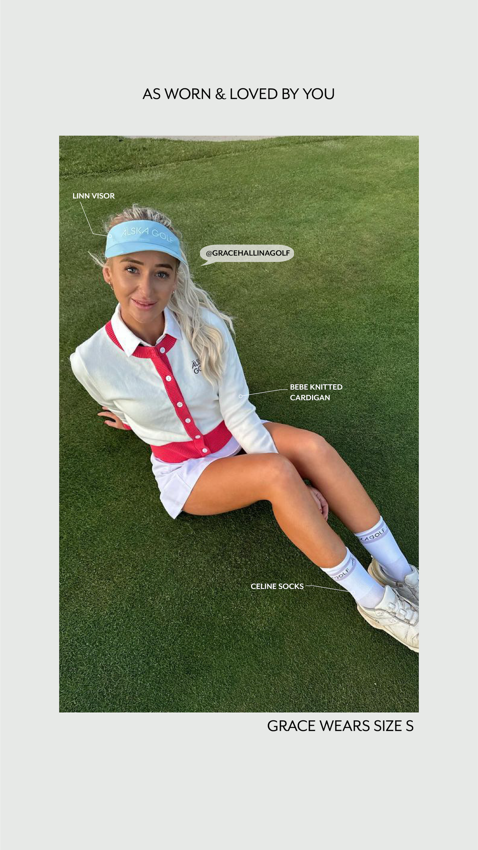 Älskar Golf | Bebe Knitted Cardigan