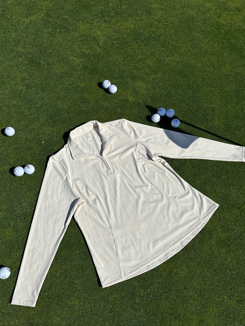 1/4 ZIP LONG SLEEVE TOP