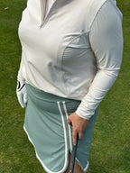 1/4 ZIP LONG SLEEVE TOP