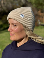 Waffle knit Beanie - Alpine Oat