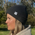 Waffle knit Beanie - Storm