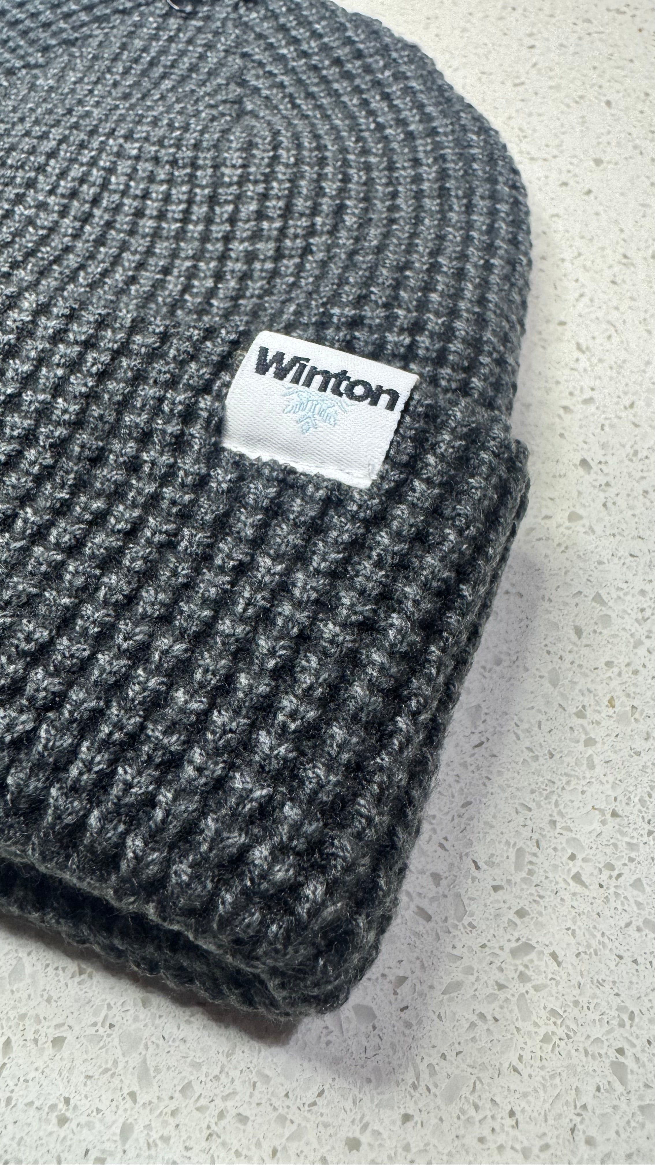 Waffle knit Beanie - Storm