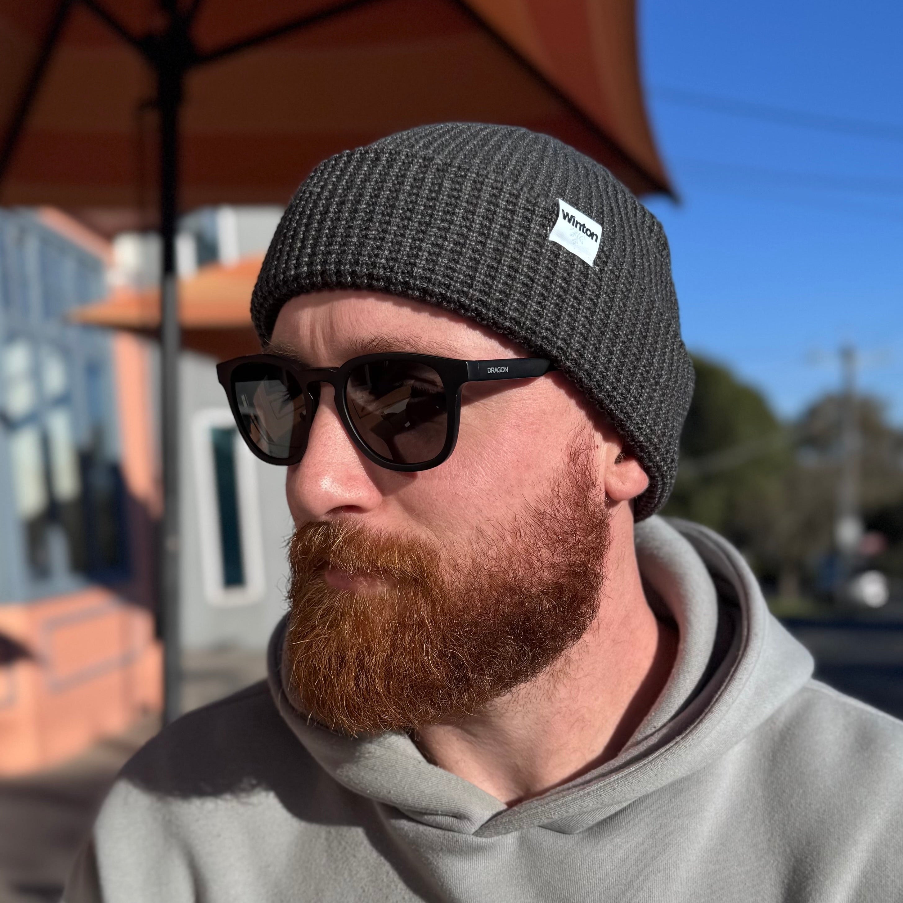 Waffle knit Beanie - Storm