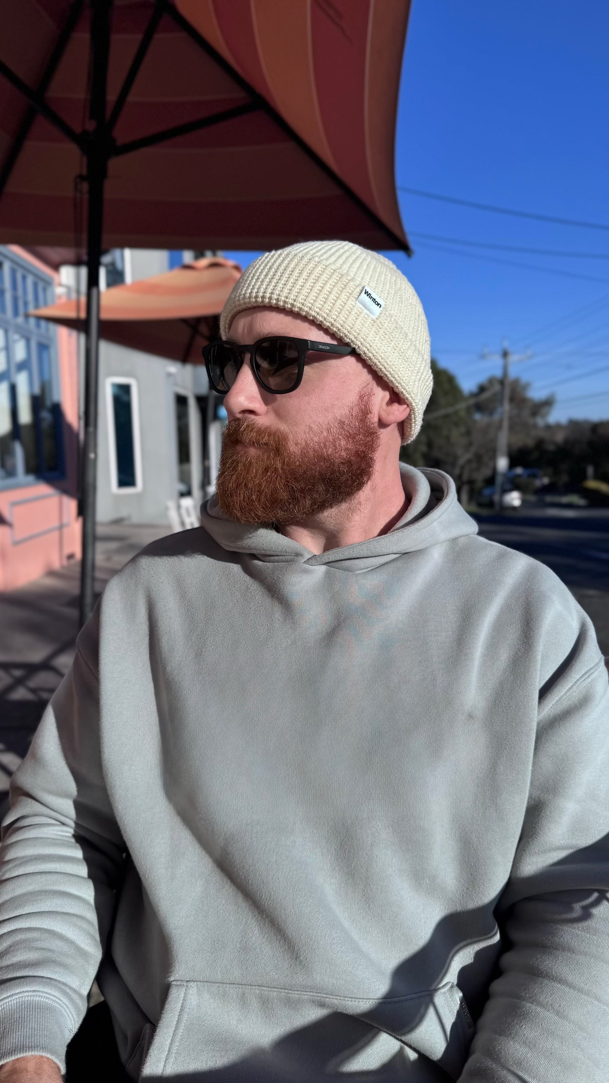 Winton | Waffle knit Beanie - Alpine Oat