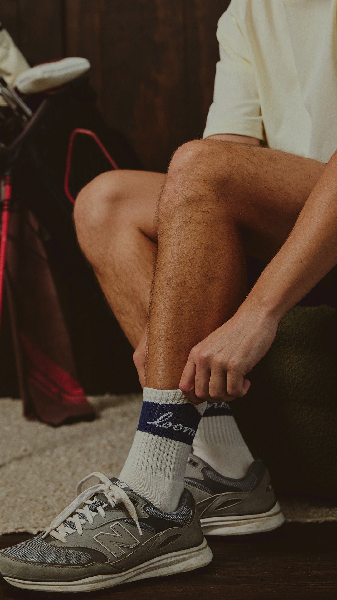 Pin-high socks - Blue