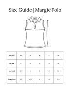 Margie Polo Size Guide