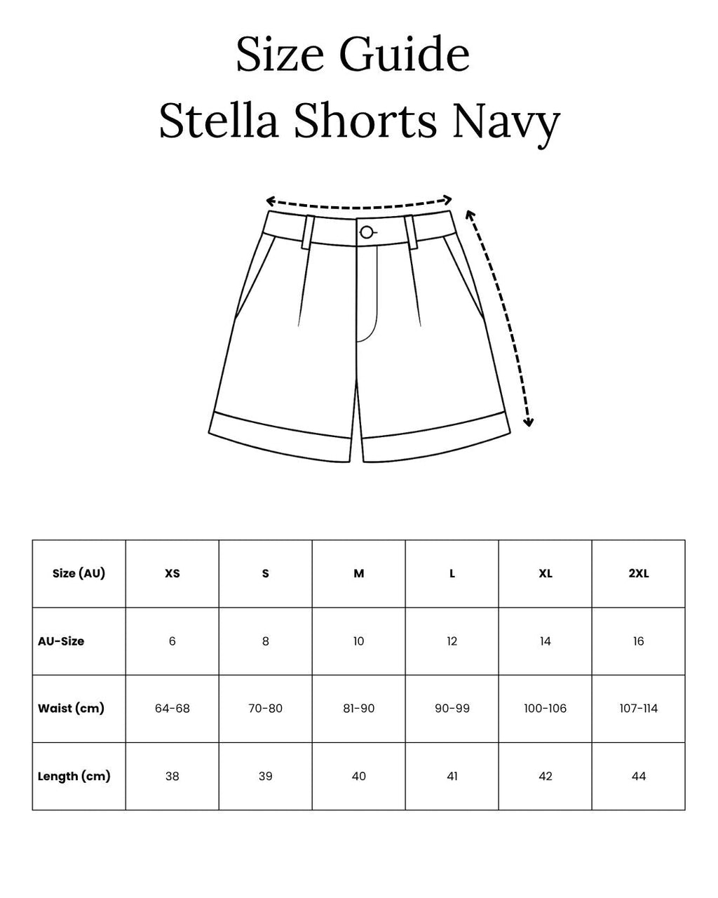 Stella Shorts Navy