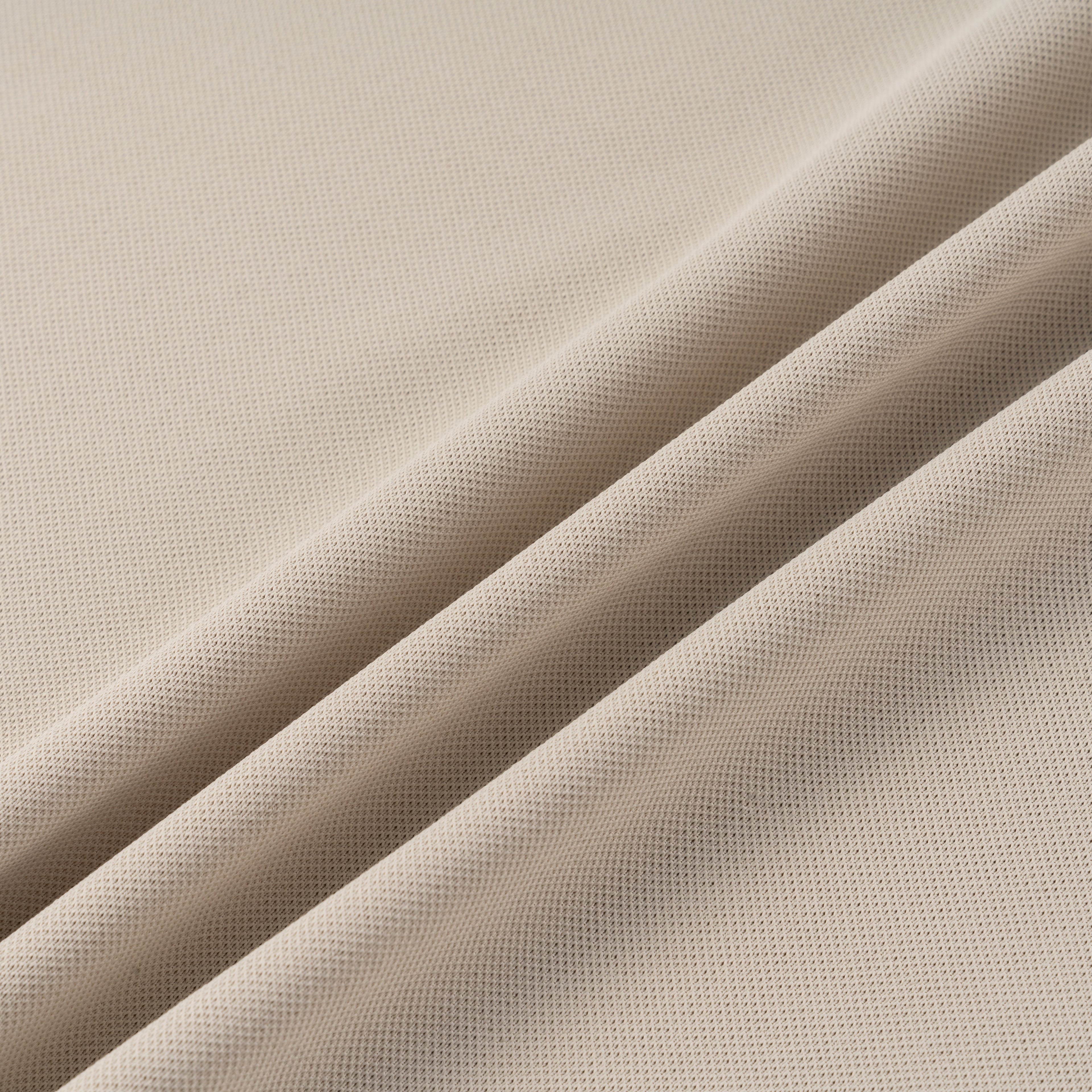 Beige Signature Polo Long Sleeve