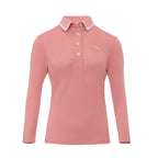 Pink Signature Polo Long Sleeve