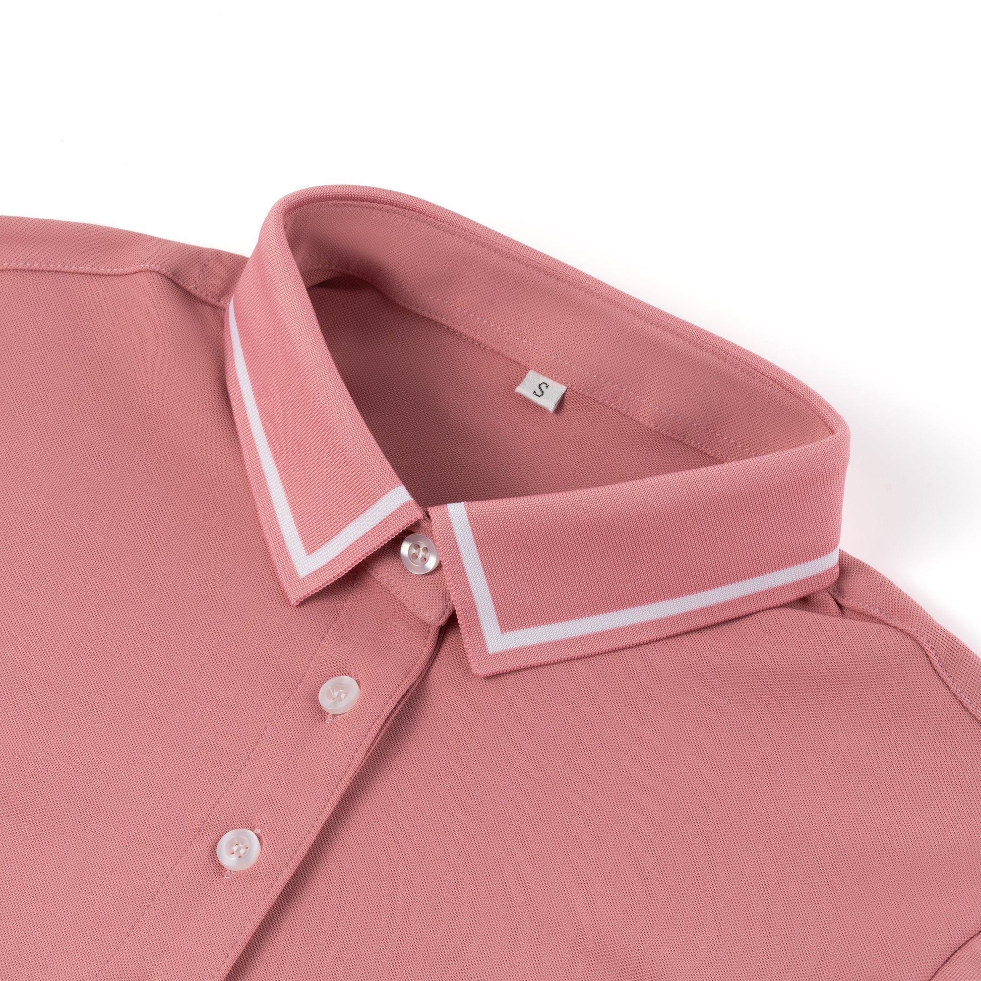 One Golf | Pink Signature Polo Long Sleeve