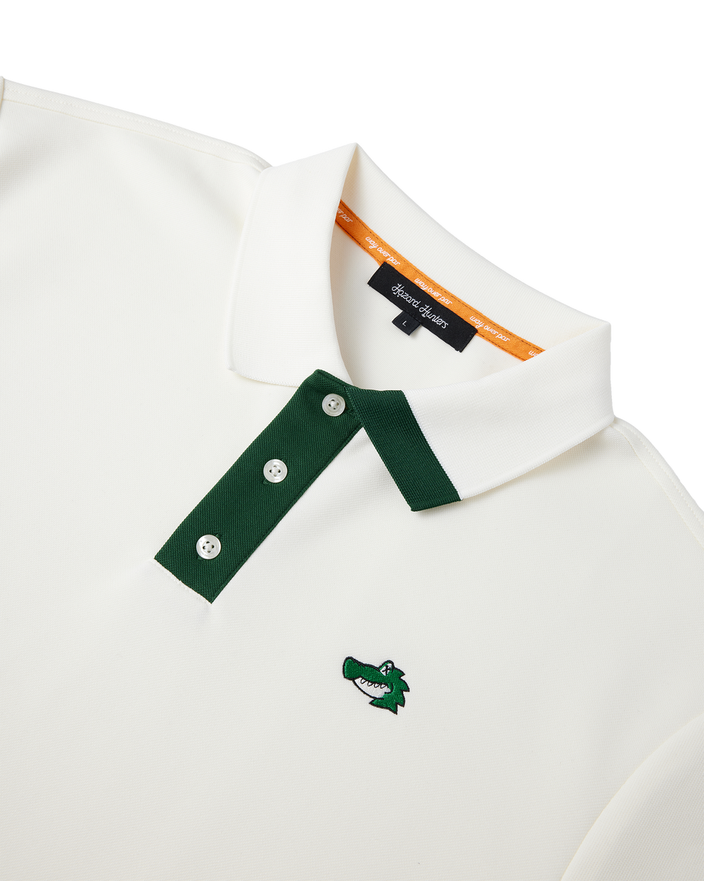 Men's Chippy Polo Cream detail
