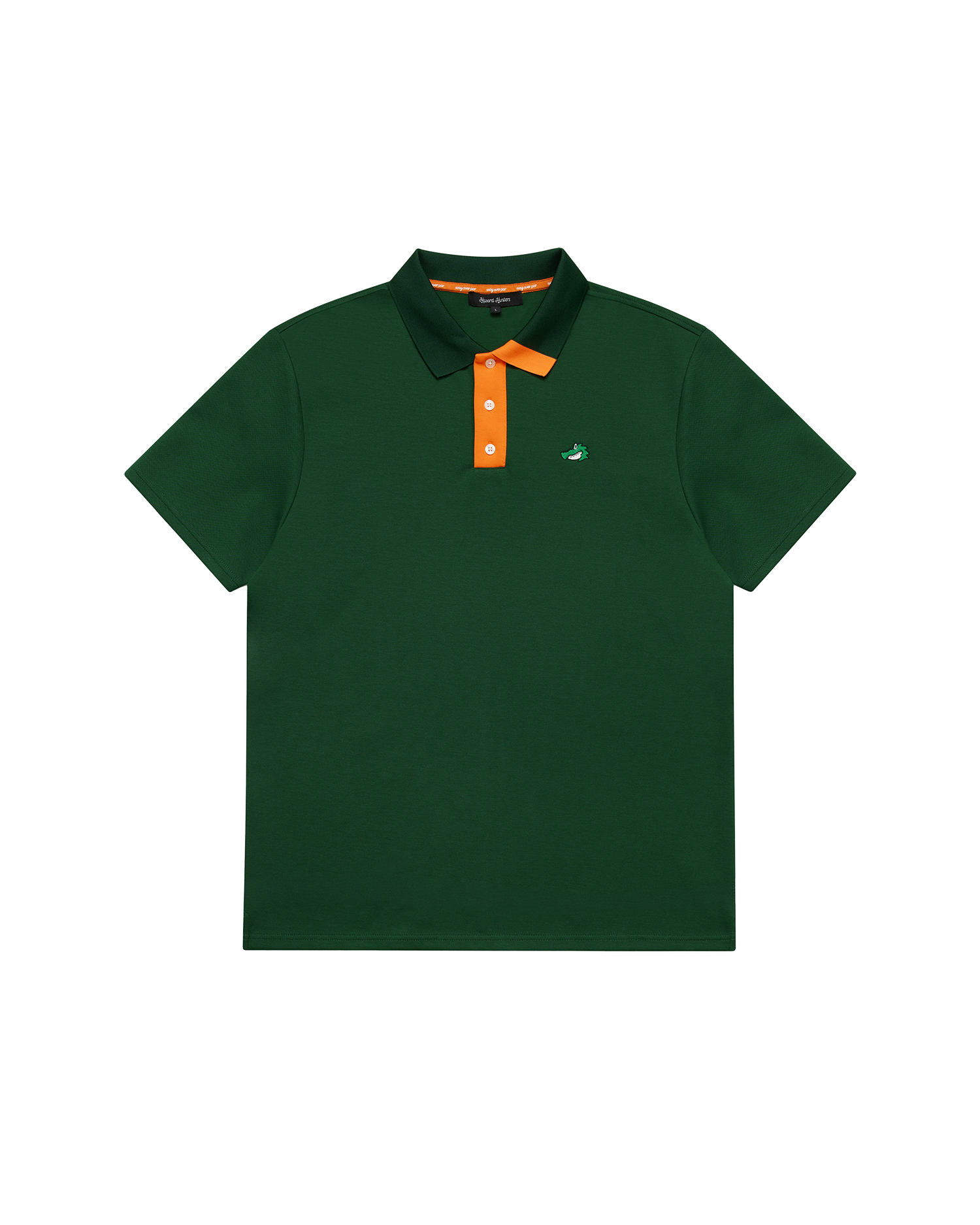 Men's Chippy Polo Cream green front