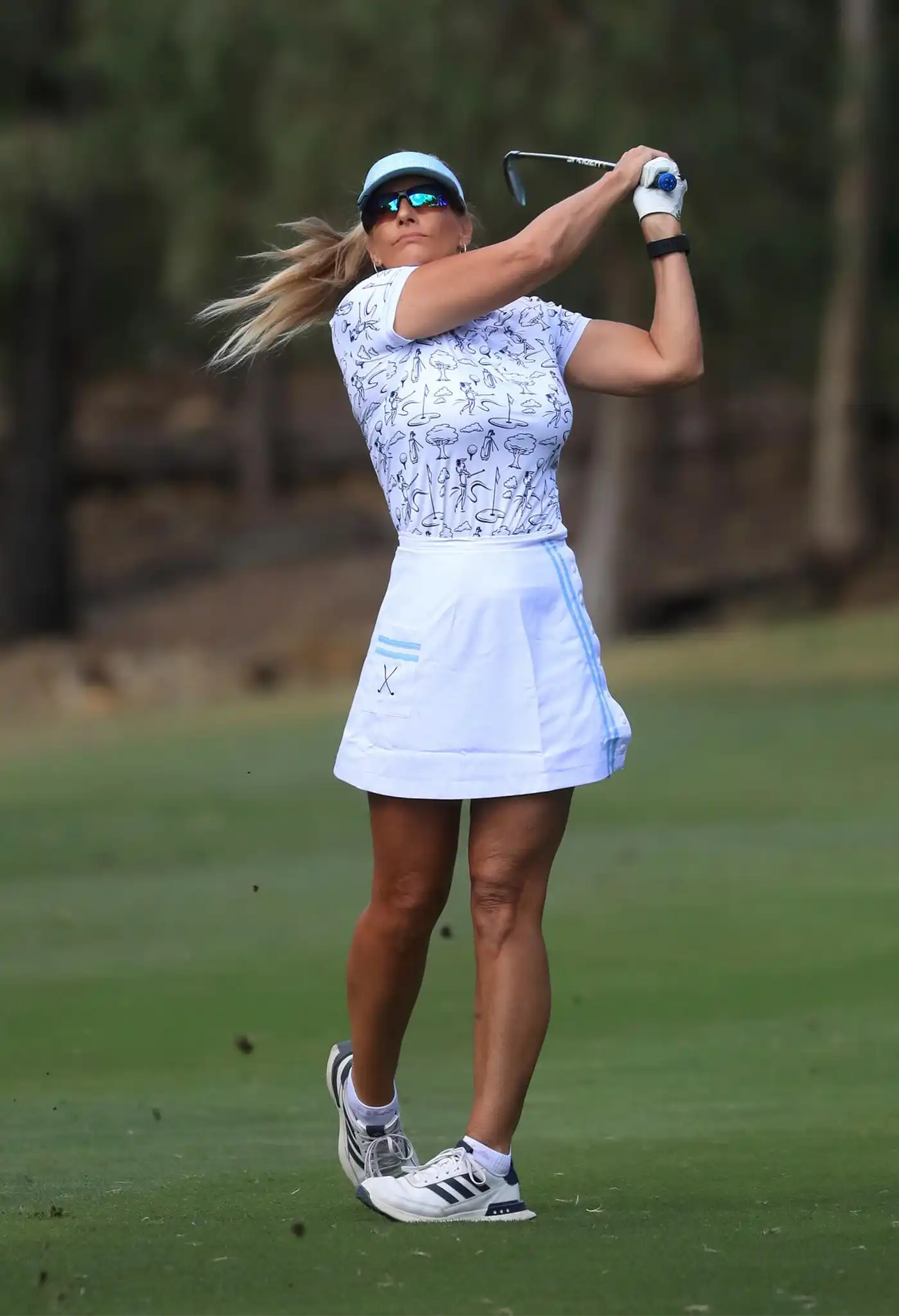 Michelle Polo - White/ Toile De Jouy