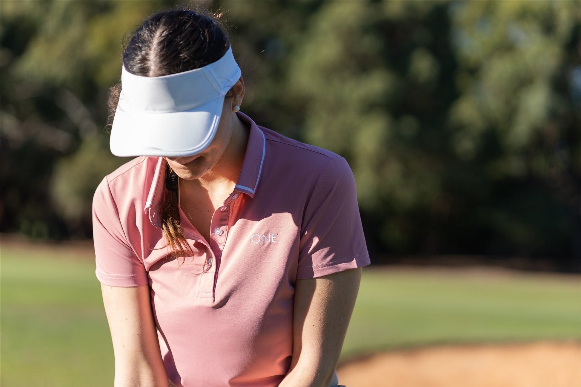 One Golf | Pink Signature Polo Short Sleeve