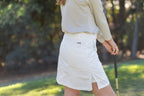White Skort