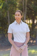 White Signature Polo Short Sleeve