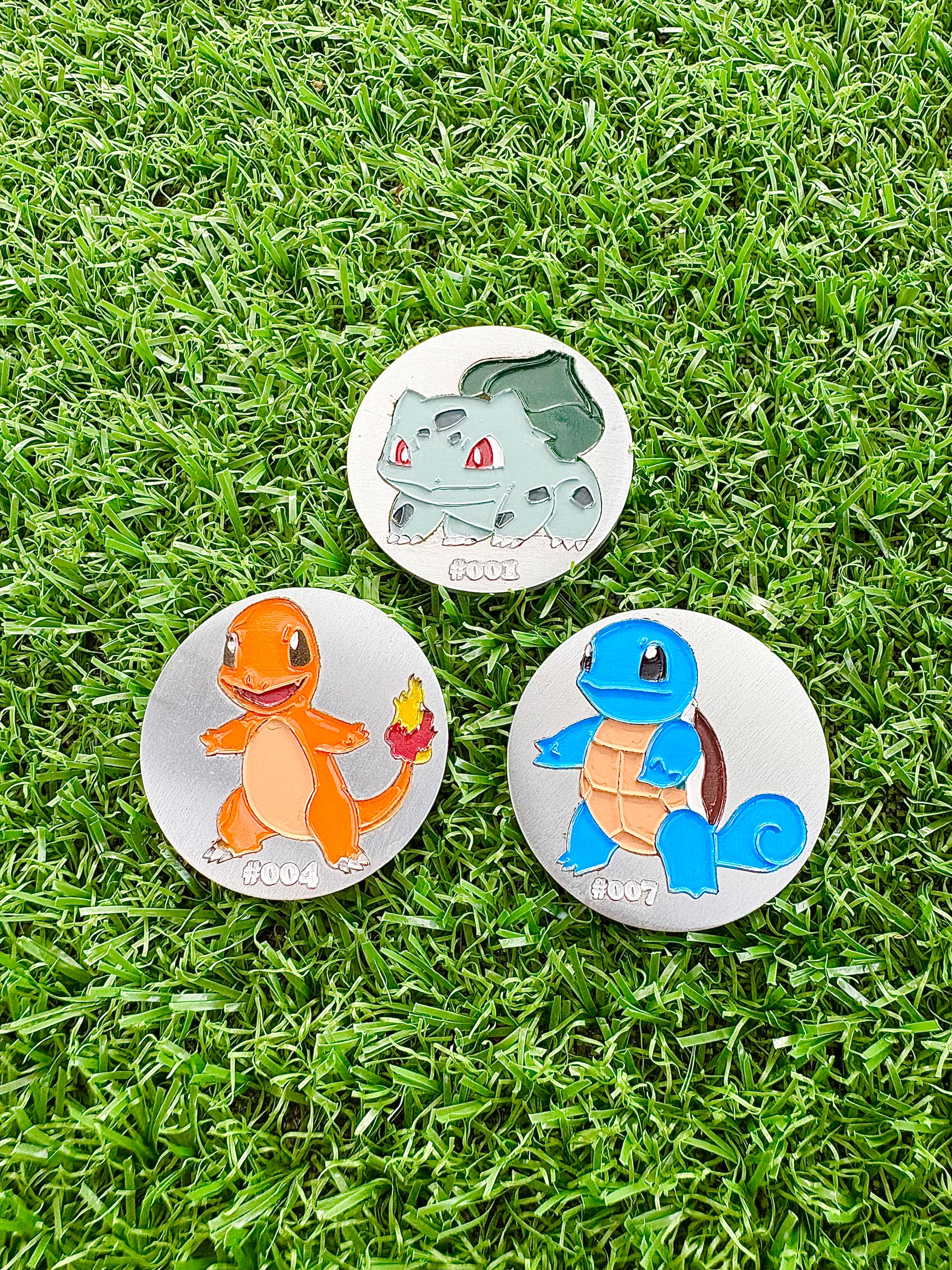 Pokemon Starter Pack Ball Markers