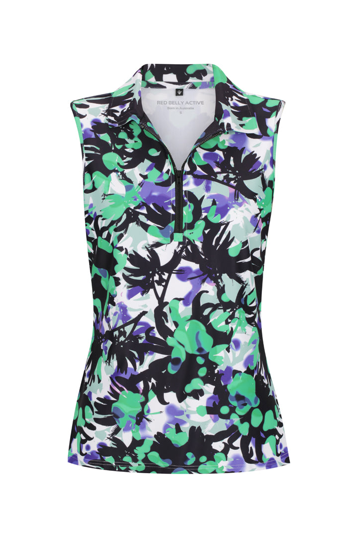 Zoe Sleeveless — Emerald Graphic
